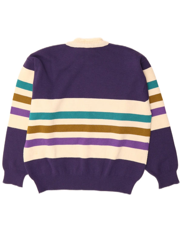 AUSTRALIAN L'ALPINA Γυναικείο πουλόβερ με λαιμό χελώνα IT 46 Μεγάλο Μωβ