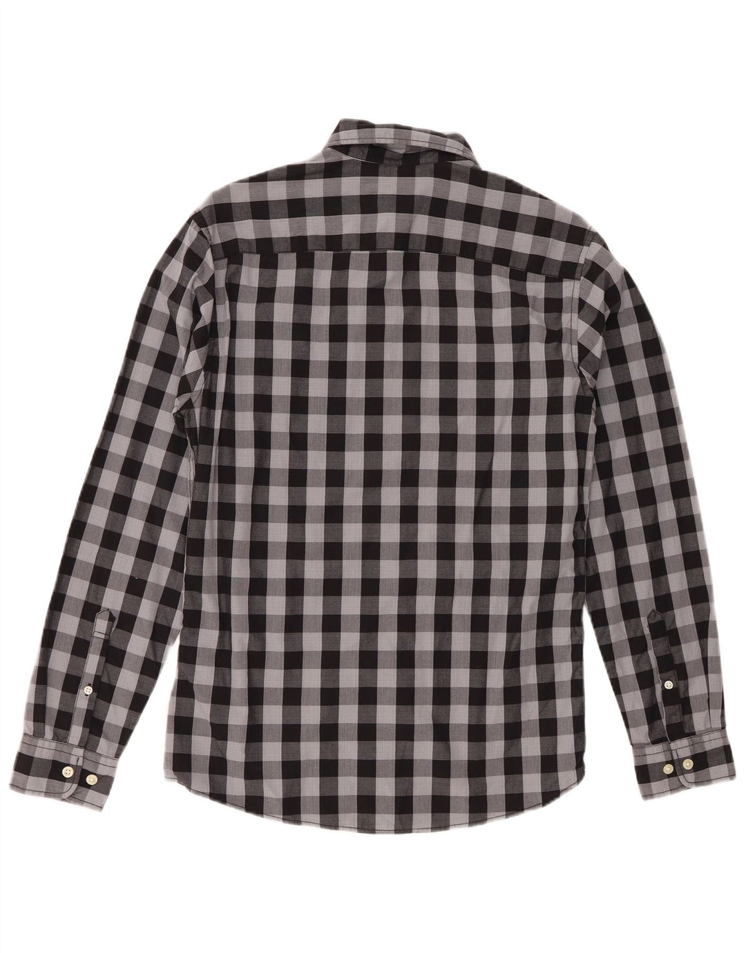 Ανδρικό πουκάμισο Jack & Jones XS Γκρι βαμβακερό Gingham