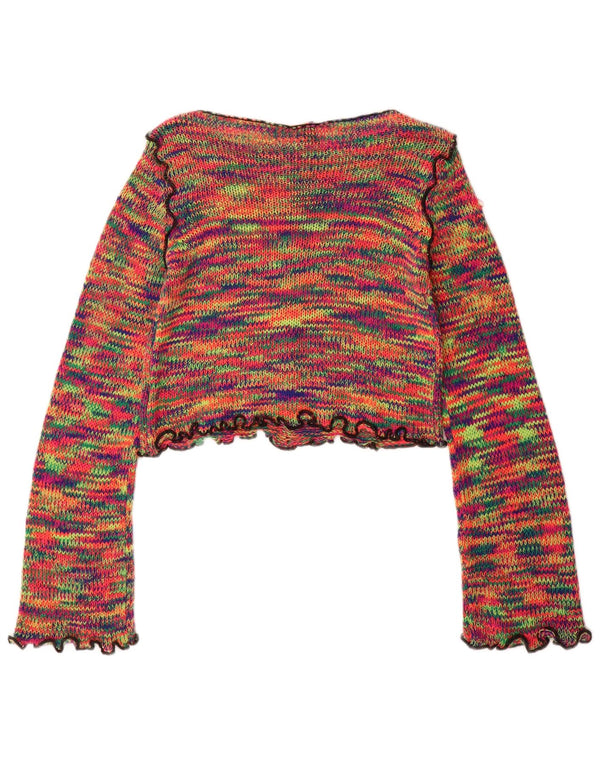 Urban Outfitters Girls Boat Neck Jumper πουλόβερ 11-12 ετών XL Πολύχρωμο