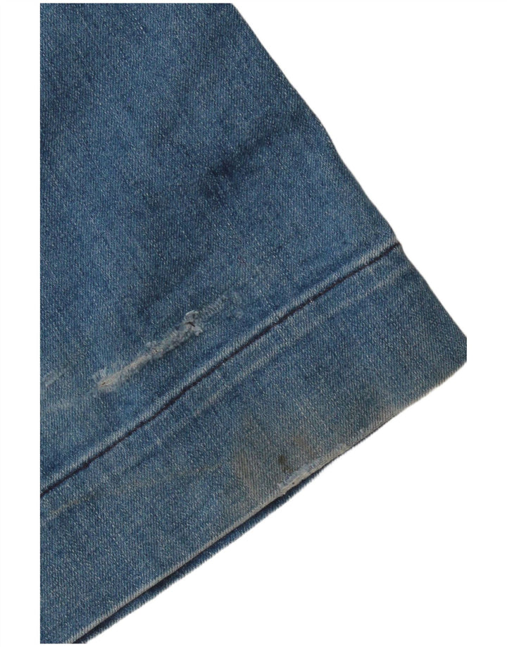 J BRAND Γυναικείο τζιν με φλάντζα W29 L35 Μπλε βαμβακερό