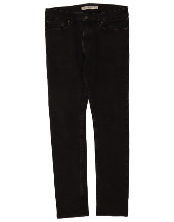 Calvin Klein Ανδρικό Slim Jeans W32 L32 Μαύρο βαμβακερό