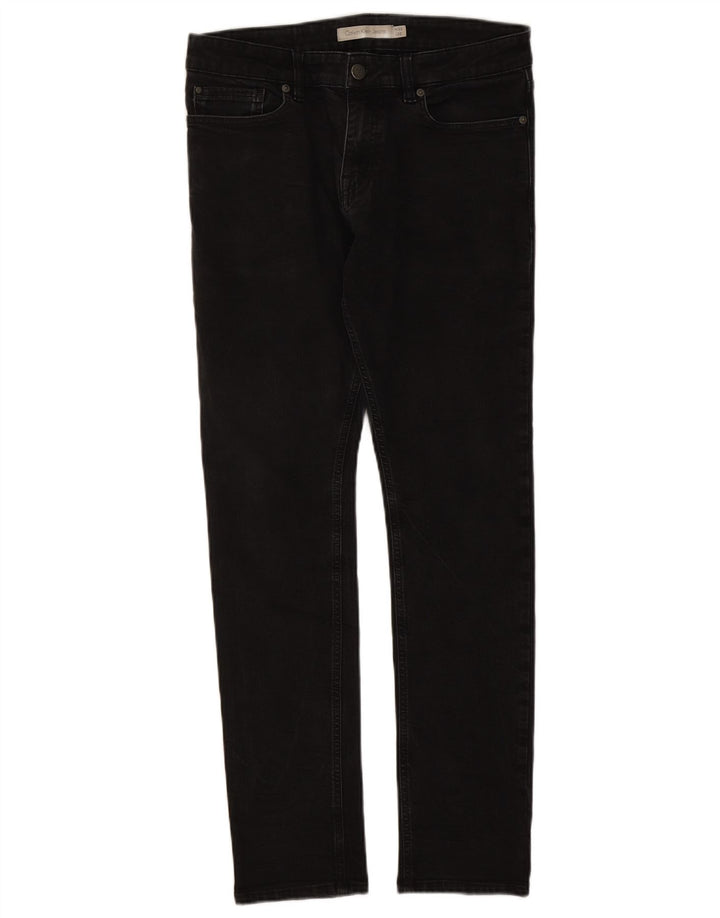 Calvin Klein Ανδρικό Slim Jeans W32 L32 Μαύρο βαμβακερό