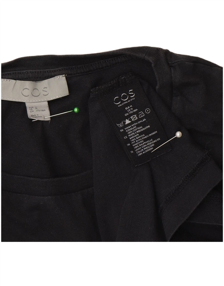 Ανδρικό T-Shirt Cos Top Μεσαίο μαύρο βαμβακερό