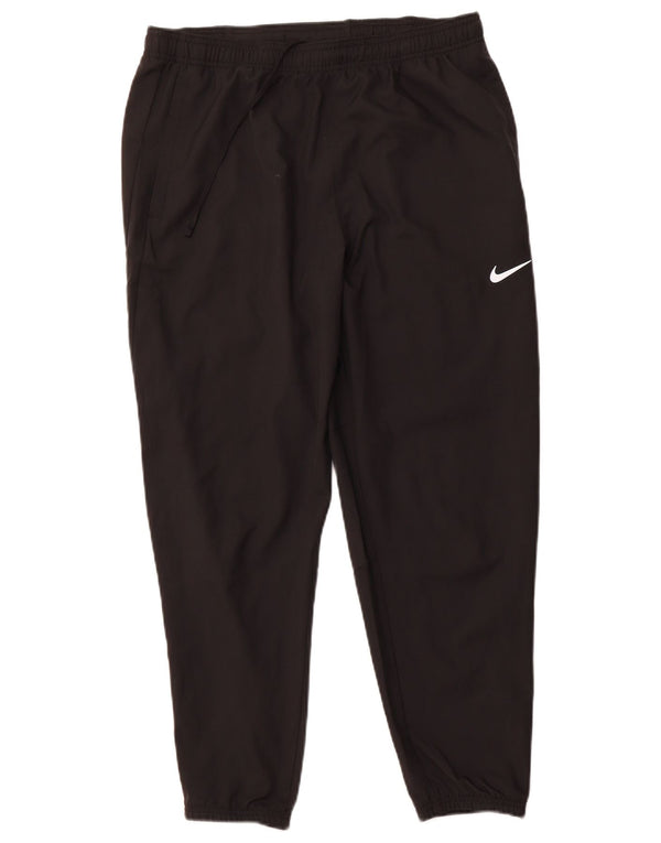 NIKE Γυναικεία φόρμα Dri Fit Παντελόνια Joggers UK 14 Large Μαύρο Πολυεστέρας