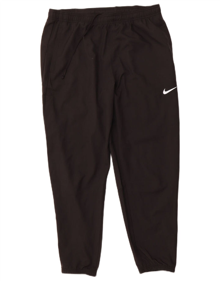 NIKE Γυναικεία φόρμα Dri Fit Παντελόνια Joggers UK 14 Large Μαύρο Πολυεστέρας