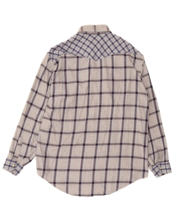 Ανδρικό πουκάμισο Levi's Large Grey Check Cotton