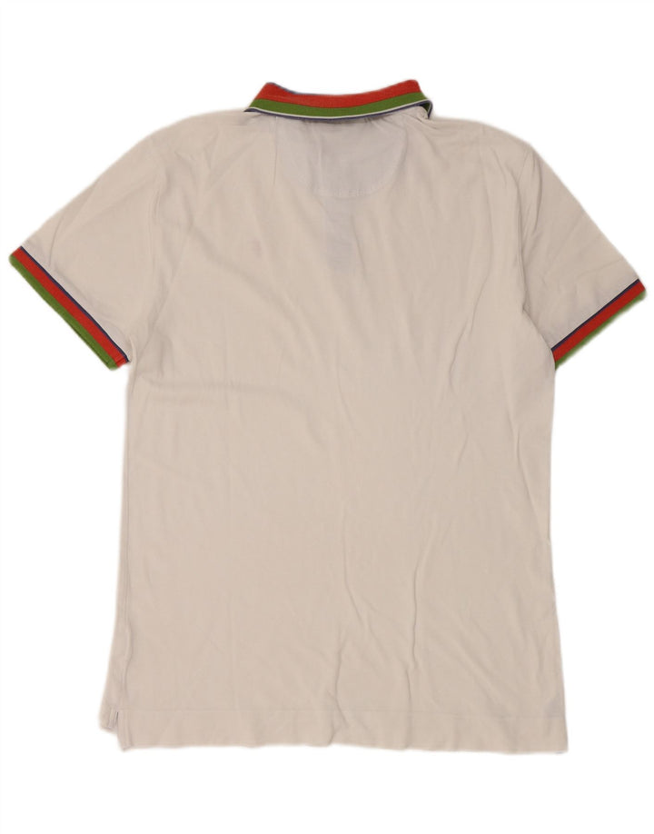 Ανδρικό πουκάμισο πόλο Trussardi Jeans Small White Colourblock