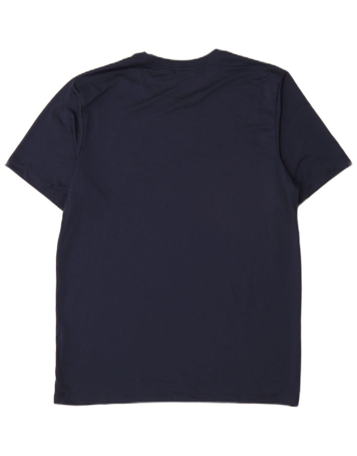 Ανδρικό μπλουζάκι Nike Dri Fit Τοπ μεσαίου μπλε πολυεστέρα