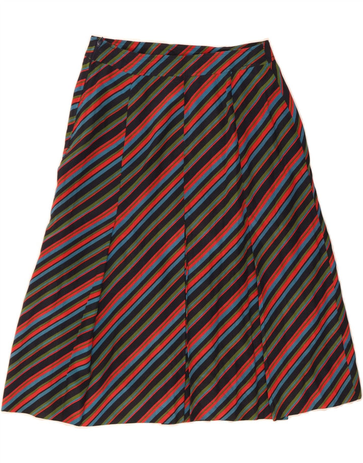 LES COPAINS Womens A-Line Skirt W28 Medium  Multicoloured Striped Vintage Les Copains and Second-Hand Les Copains from Messina Hembry 