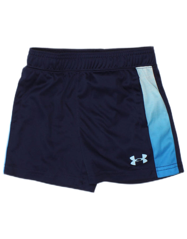 Under Armour Baby Boys αθλητικό σορτς 12-18 μηνών Navy Blue Colourblock