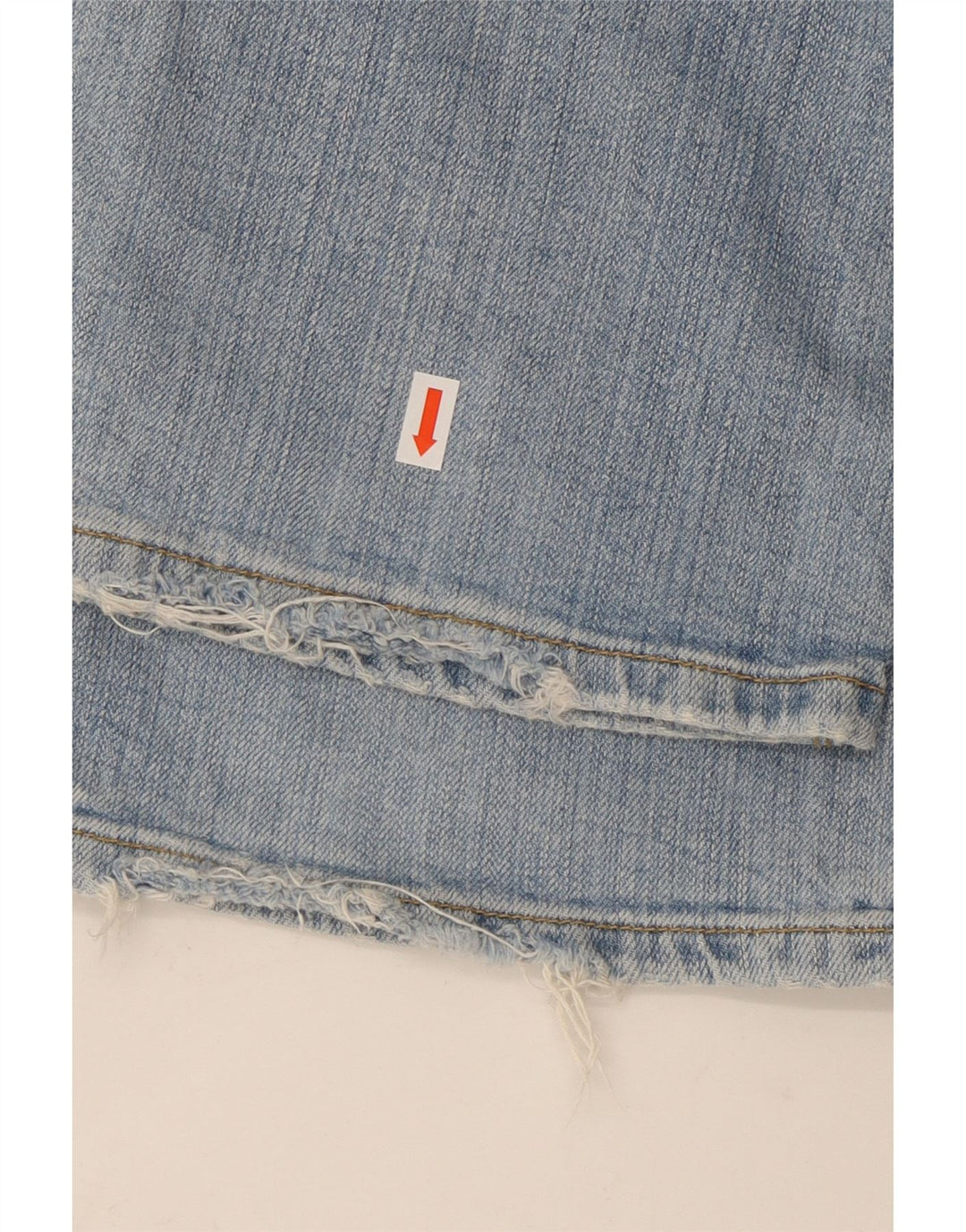 LEE Womens Jinx Distressed Bootcut Jeans W31 L35 Blue Cotton