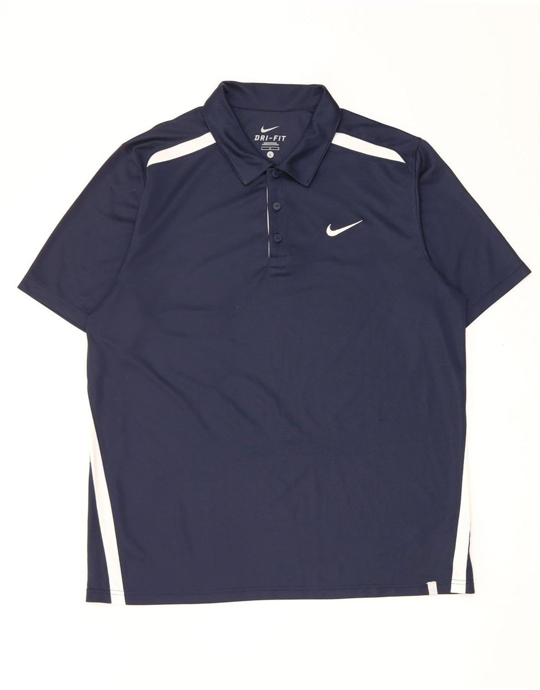 Ανδρικό μπλουζάκι Nike Dri Fit Polo με μεγάλο μπλε ναυτικό χρώμα, πολυεστέρας