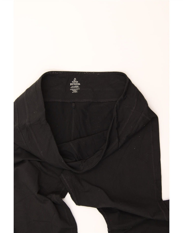 PRANA Womens Tracksuit Trousers UK 18 XL  Black Vintage Prana and Second-Hand Prana from Messina Hembry 