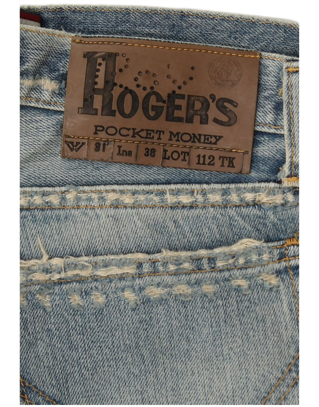 ROY ROGERS Ανδρικό τζιν Distressed Straight W31 L36 Μπλε βαμβακερό