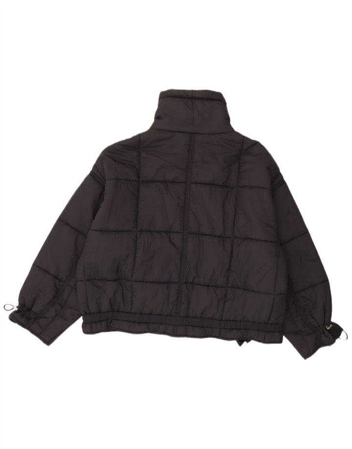 Zara Γυναικείο μπουφάν με επένδυση UK 14 Medium Black Polyamide