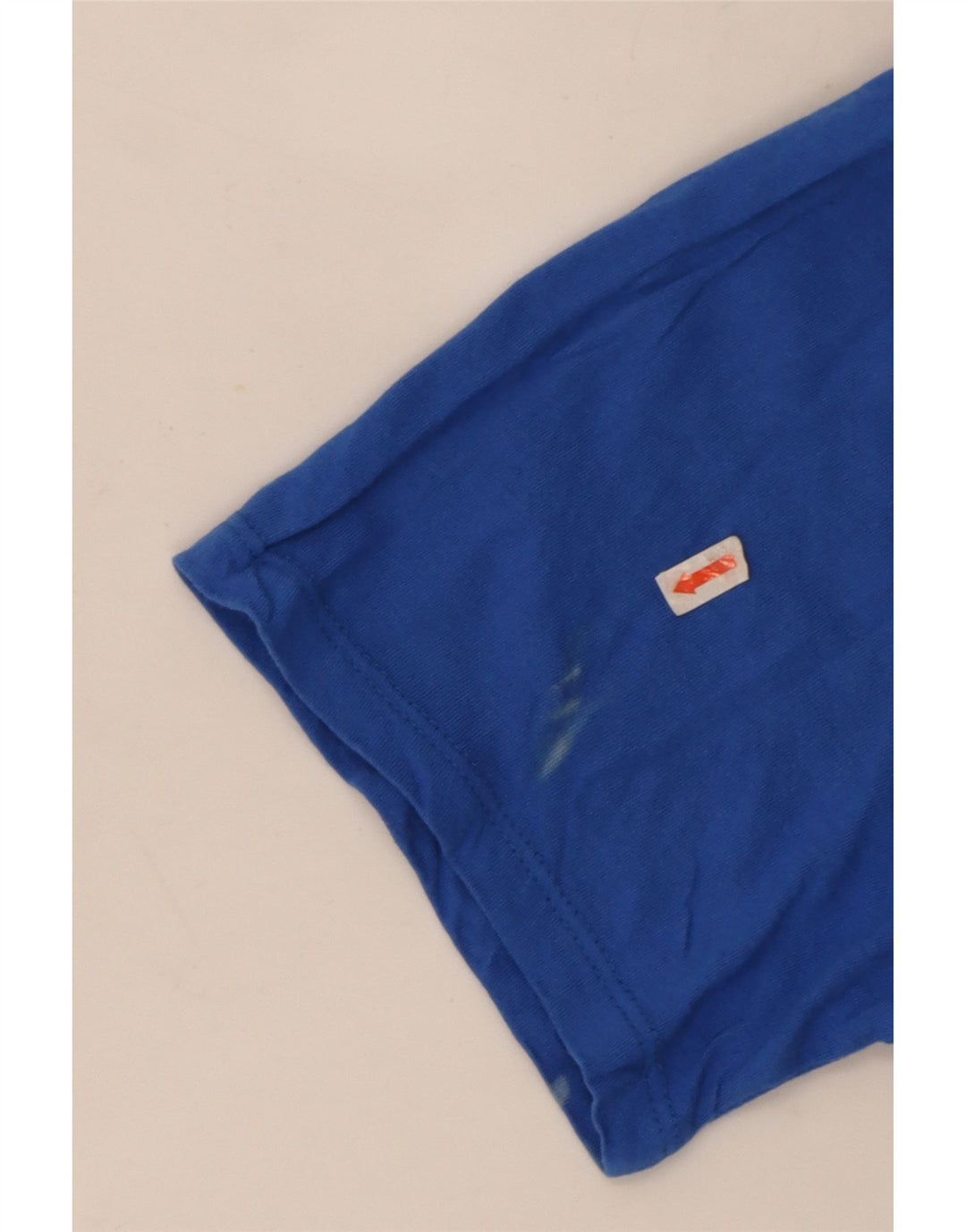 Ανδρικό μπλουζάκι Nike με κοψί και μεγάλο μπλε βαμβακερό μπλουζάκι