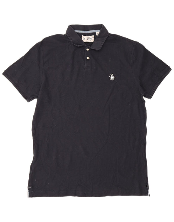 Ανδρικό πουκάμισο πόλο Penguin XL Navy Blue Cotton