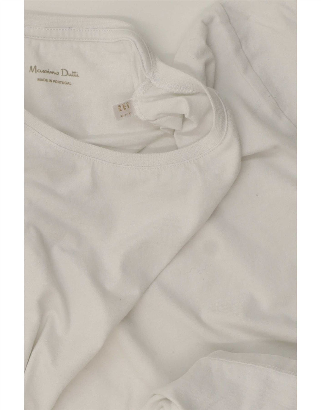 Massimo Dutti Γυναικείο T-Shirt Top Larg White