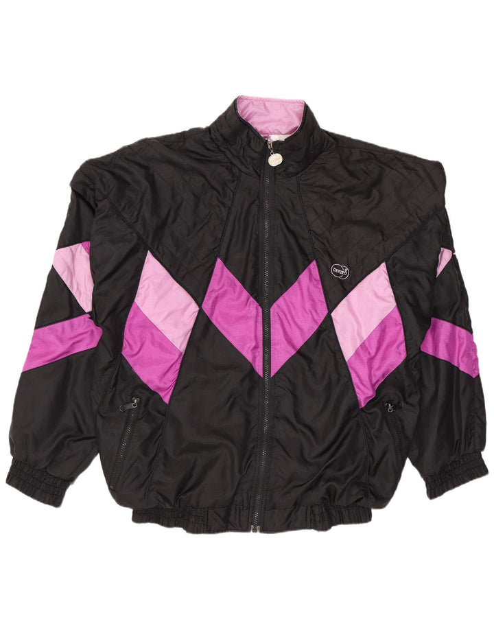 Ανδρική φόρμα Vintage Top Jacket Μεγάλο Μαύρο Χρώμα Πολυεστέρας