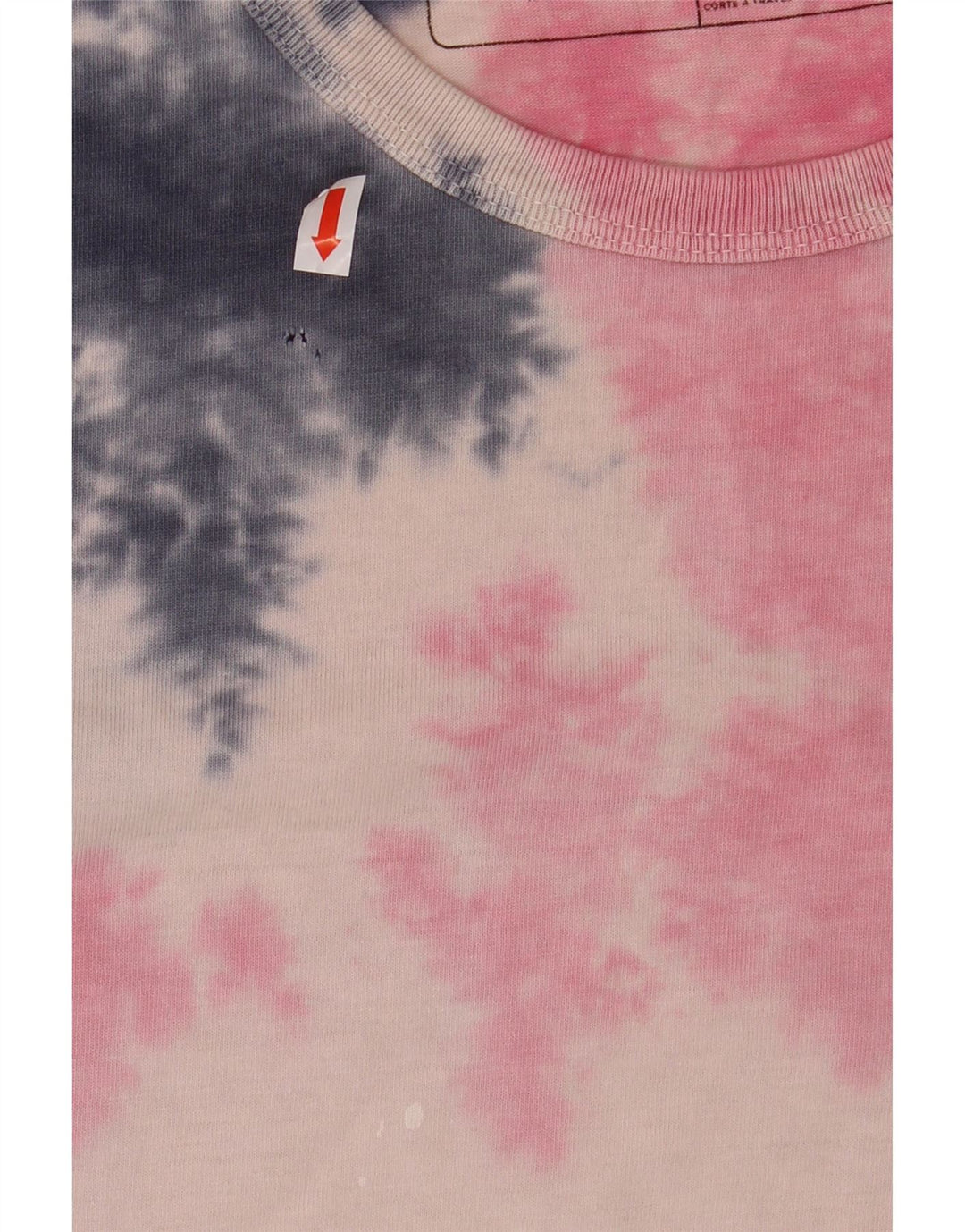 VANS Ανδρικό T-Shirt Top XL Pink Tie Dye Cotton