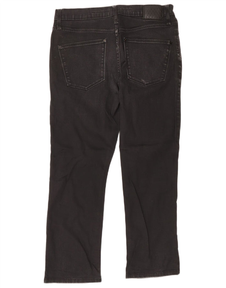 Marks & Spencer Ανδρικό Αυτόγραφο Straight Jeans W34 L29 Μαύρο βαμβακερό