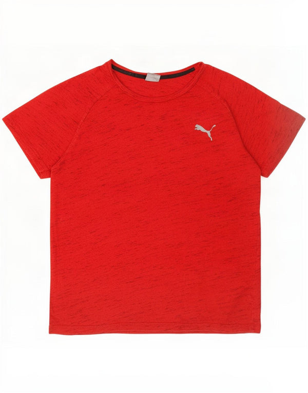 Ανδρικό T-Shirt Puma Τοπ XL από βαμβακερό κόκκινο χρώμα