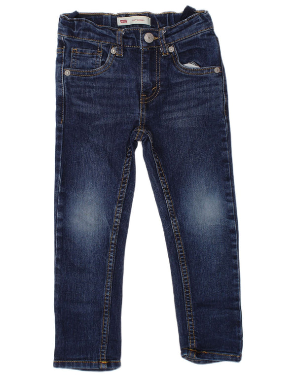 LEVI'S Boys 510 Skinny Jeans 3-4 Years W20 L17 Blue Cotton