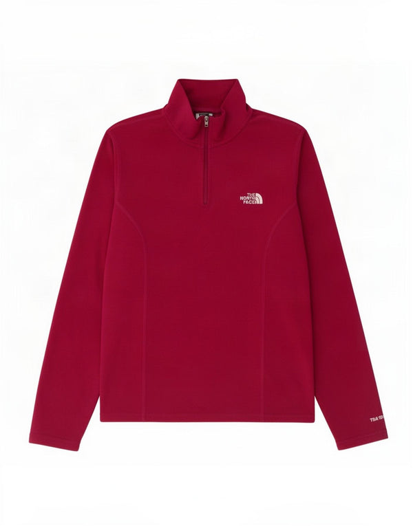 The North Face γυναικείο φερμουάρ Fleece Jumper UK 14 Medium Pink Polyester