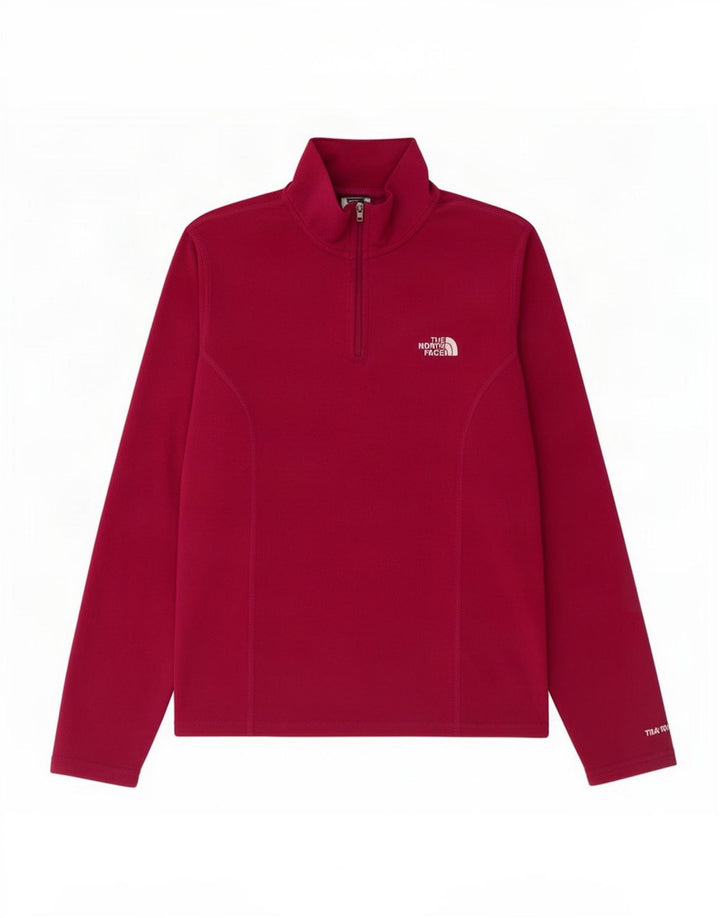 The North Face γυναικείο φερμουάρ Fleece Jumper UK 14 Medium Pink Polyester