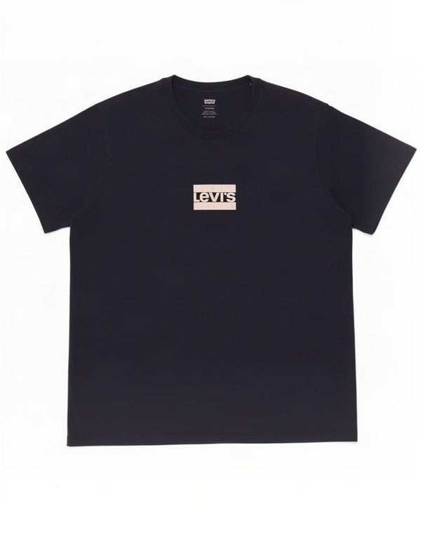 Ανδρικό γραφικό μπλουζάκι Levi's Standard Fit Top 2XL Navy Blue Cotton