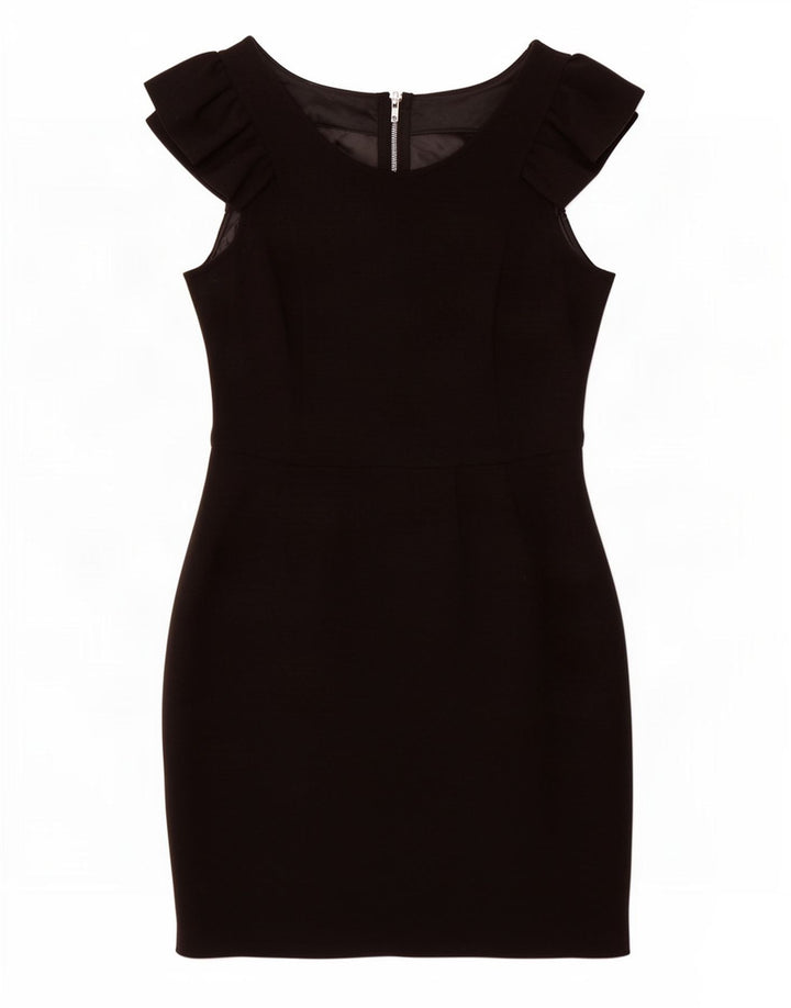 Γυναικείο αμάνικο φόρεμα Warehouse UK 12 Medium Black Polyester