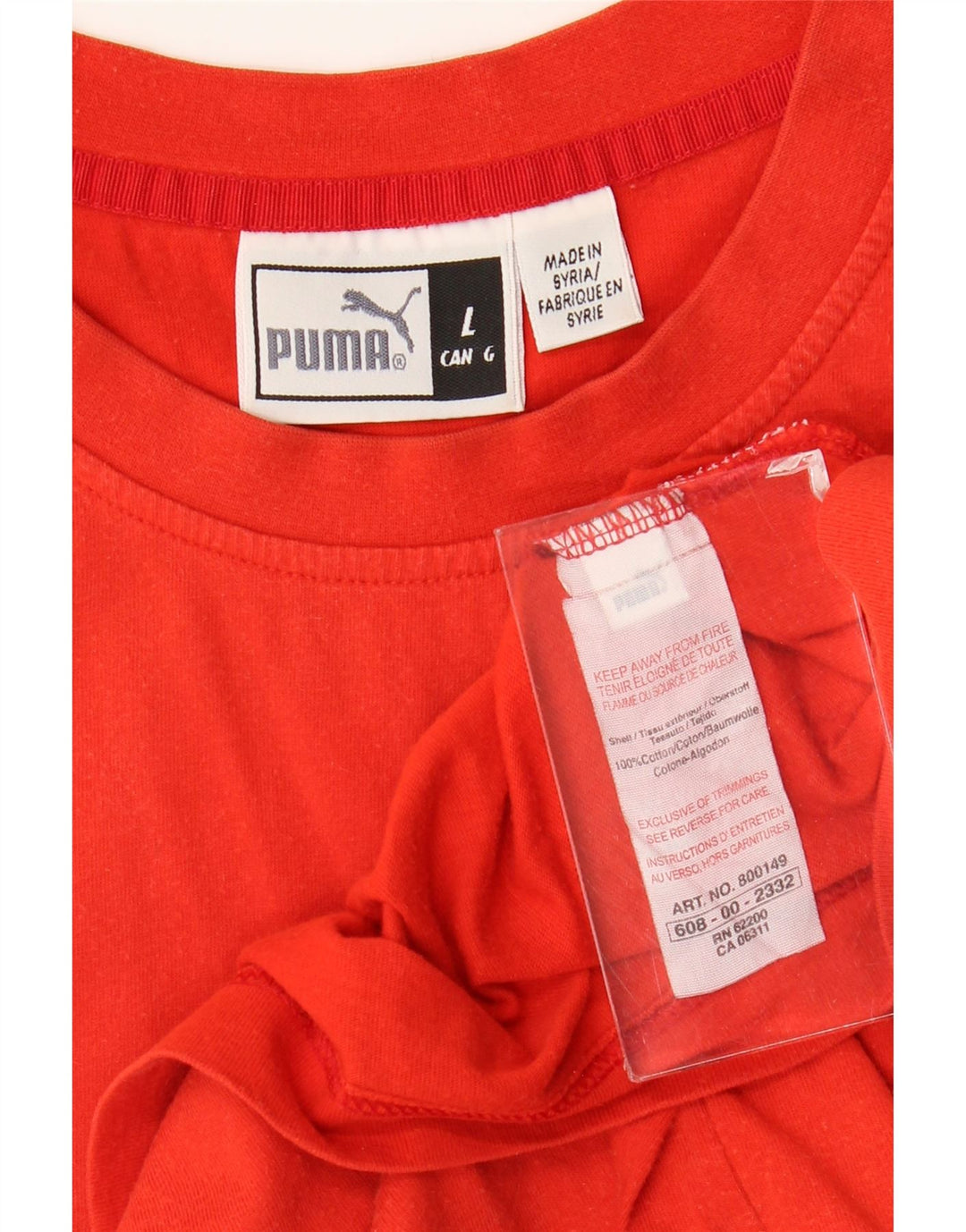 Ανδρικό γραφικό γιλέκο Puma μεγάλο κόκκινο βαμβακερό
