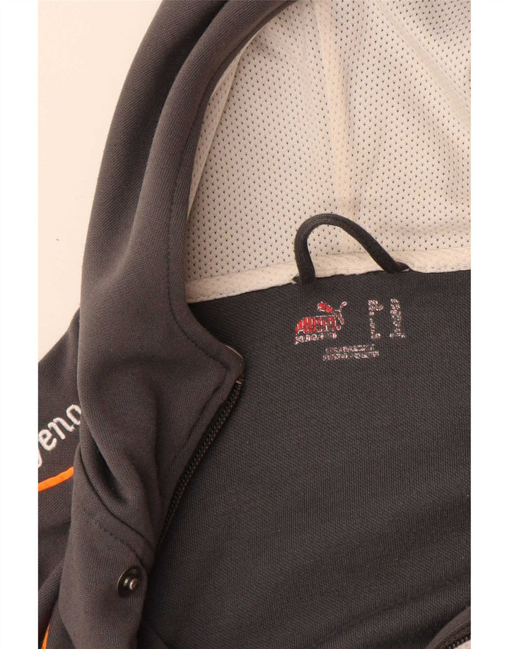 Πουλόβερ Puma Boys Zip Hoodie 12-13 Years Grey Polyester