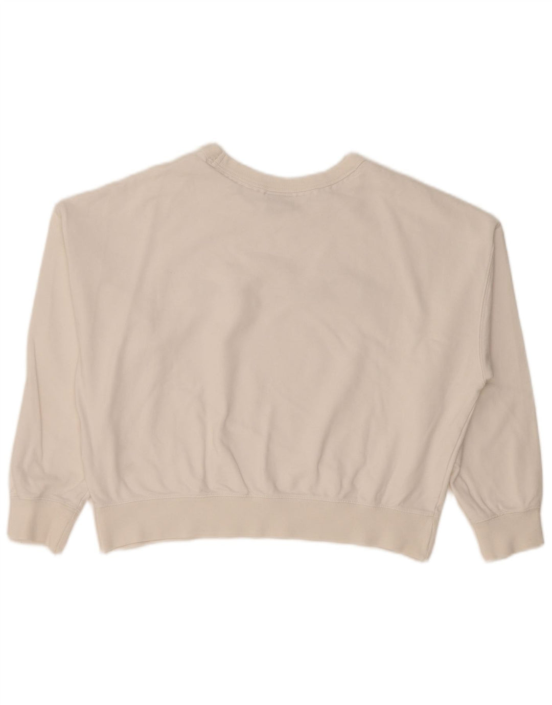 CHAMPION Γυναικεία υπερμεγέθη Crop γραφική φούτερ Jumper UK 10 Small White