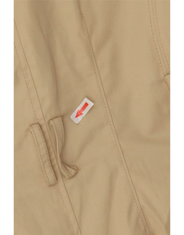 Lands End Γυναικεία Trench Coat UK 10 Small Beige Cotton