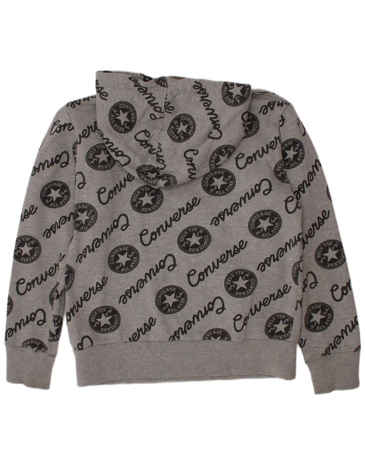 Converse Boys Chuck Taylor Graphic Hoodie Jumper 10-11 ετών Medium Grey