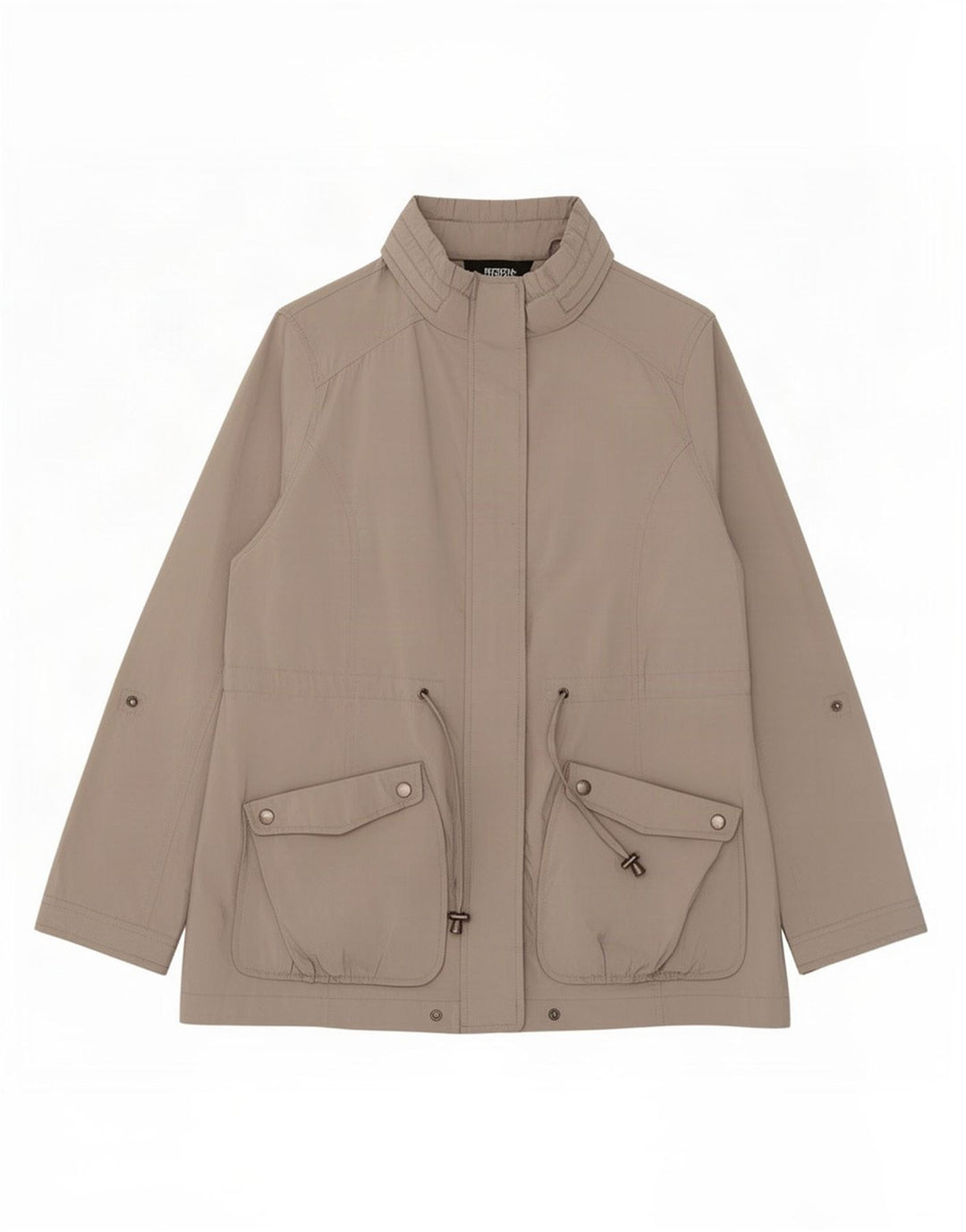 M&Co Γυναικείο μπουφάν Parka με κουκούλα UK 12 Medium Grey Polyester