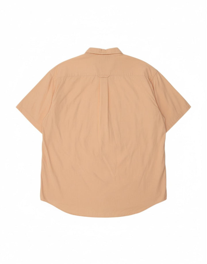 GANT Mens Short Sleeve Shirt XL Orange Cotton