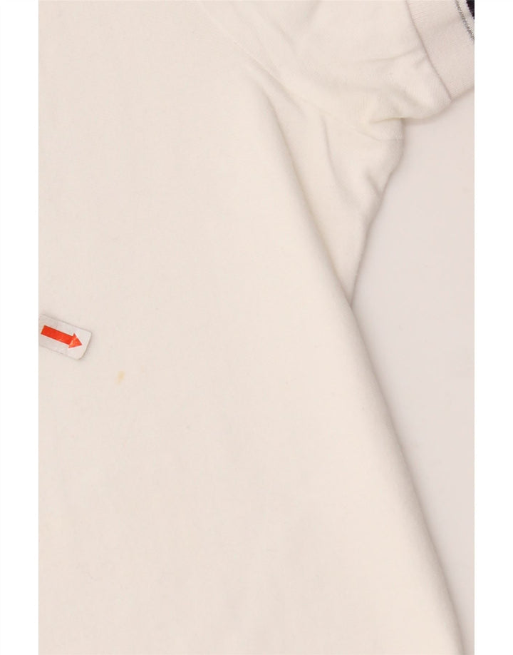 BENETTON Γυναικείο Πόλο Μπλουζάκι UK 12 Medium White