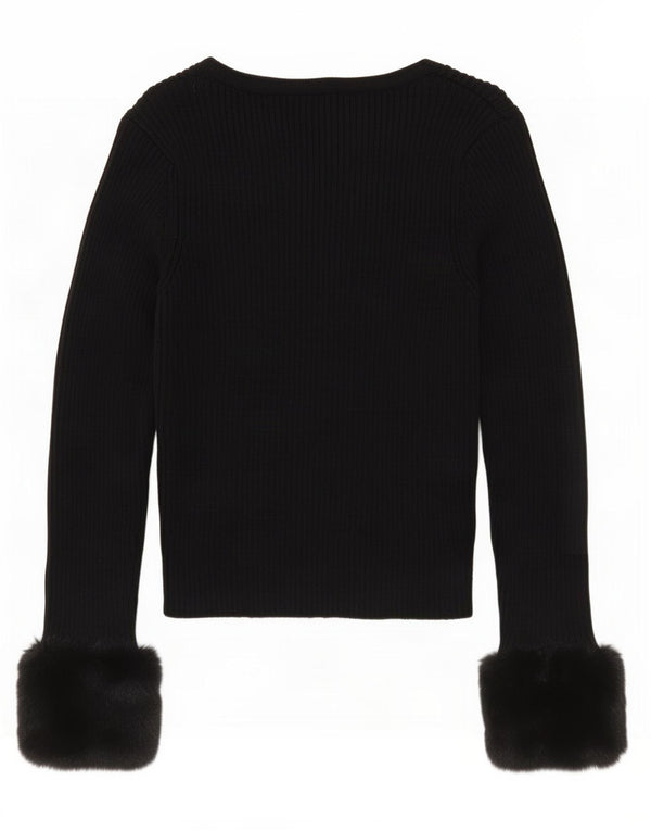 Ζακέτα Zara Crop UK 12 Medium Black