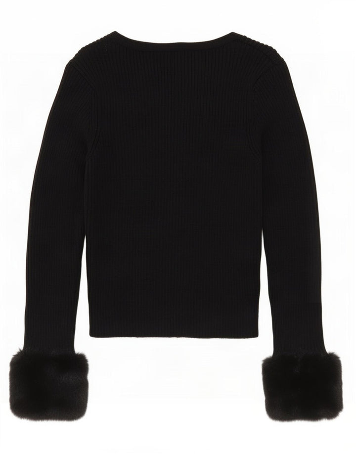 Ζακέτα Zara Crop UK 12 Medium Black