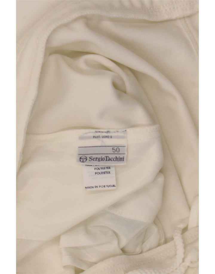 Ανδρικό αθλητικό σορτς Sergio Tacchini IT 50 μεγάλο λευκό πολυεστέρα