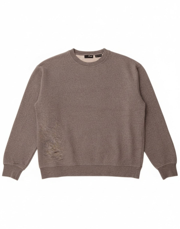 Ανδρικό φούτερ Fila Jumper Μεσαίο γκρι βαμβακερό