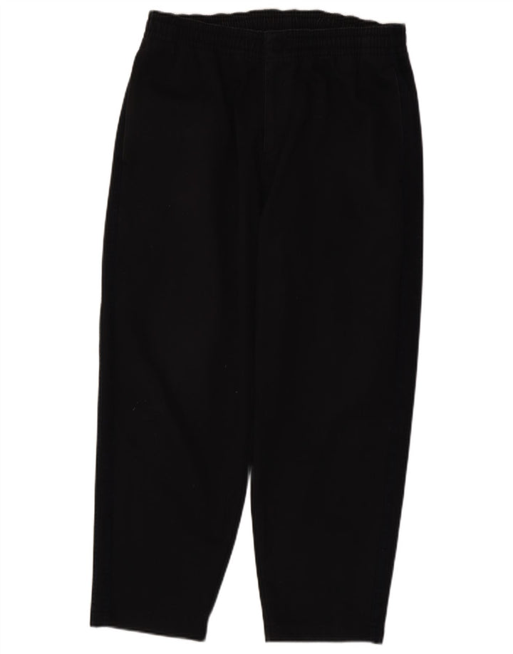 Ανδρικό κωνικό casual παντελόνι Adidas Medium W32 L26 Μαύρο πολυεστέρα