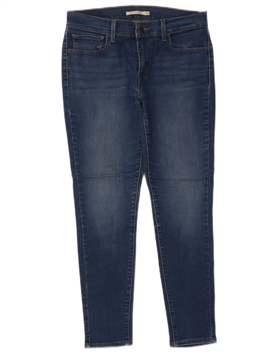 LEVI'S Γυναικείο 710 Super Skinny Jeans W30 L26 Μπλε Βαμβακερό