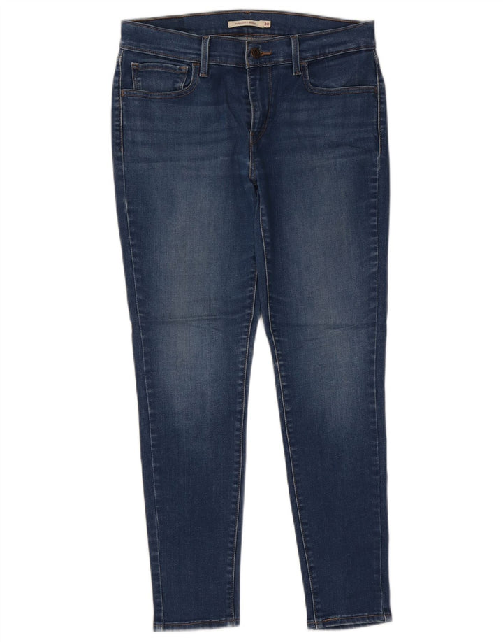 LEVI'S Γυναικείο 710 Super Skinny Jeans W30 L26 Μπλε Βαμβακερό