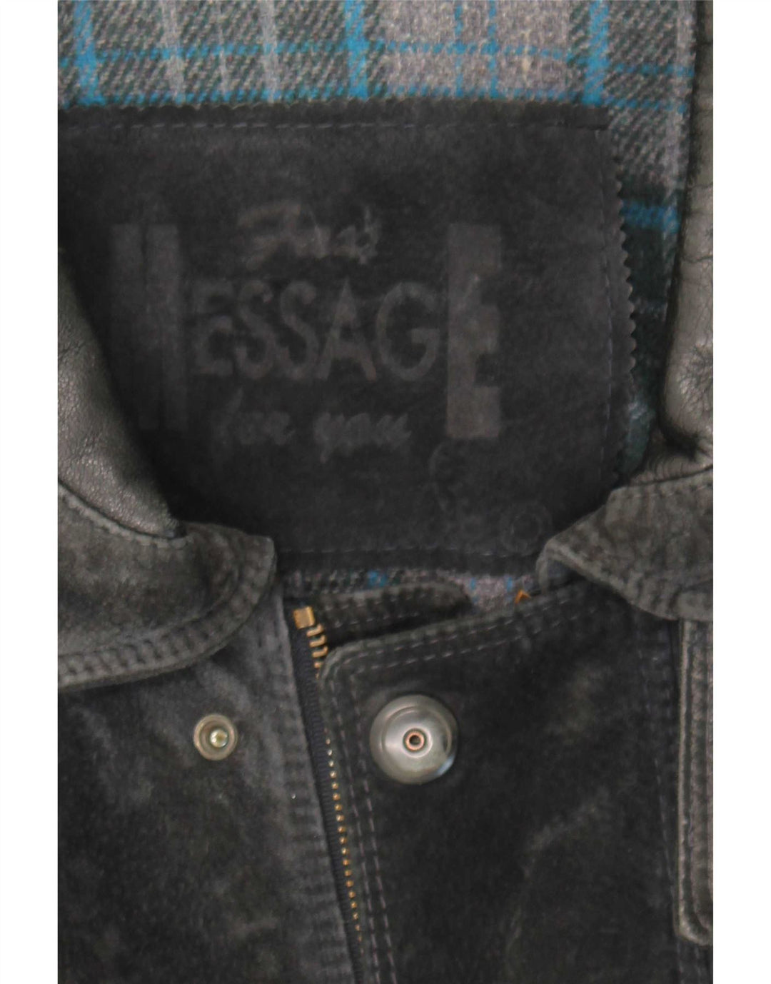 Vintage Ανδρικό Suede Jacket UK 42 XL Μαύρο
