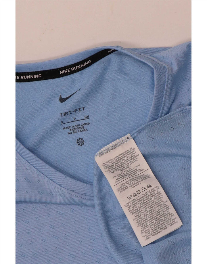 Ανδρικό μπλουζάκι Nike με μπλουζάκι Dri Fit, Μικρό πολυεστέρας με μπλε στίγματα