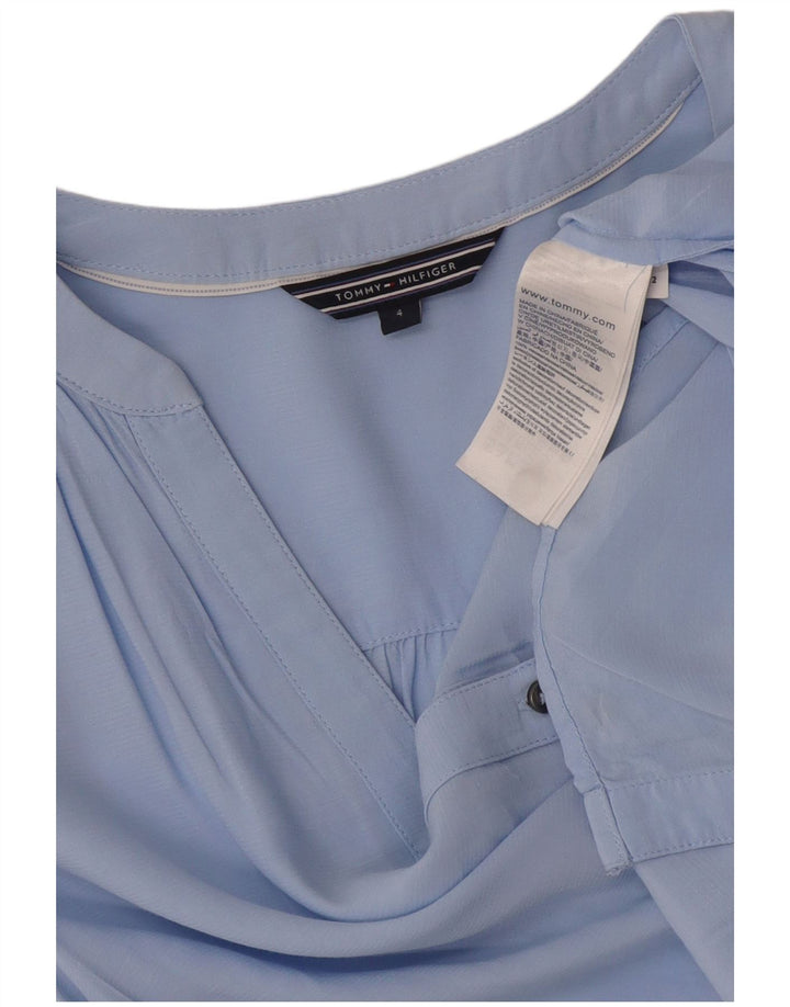 Tommy Hilfiger Γυναικείο πουκάμισο Μπλούζα US 4 Small Blue Viscose