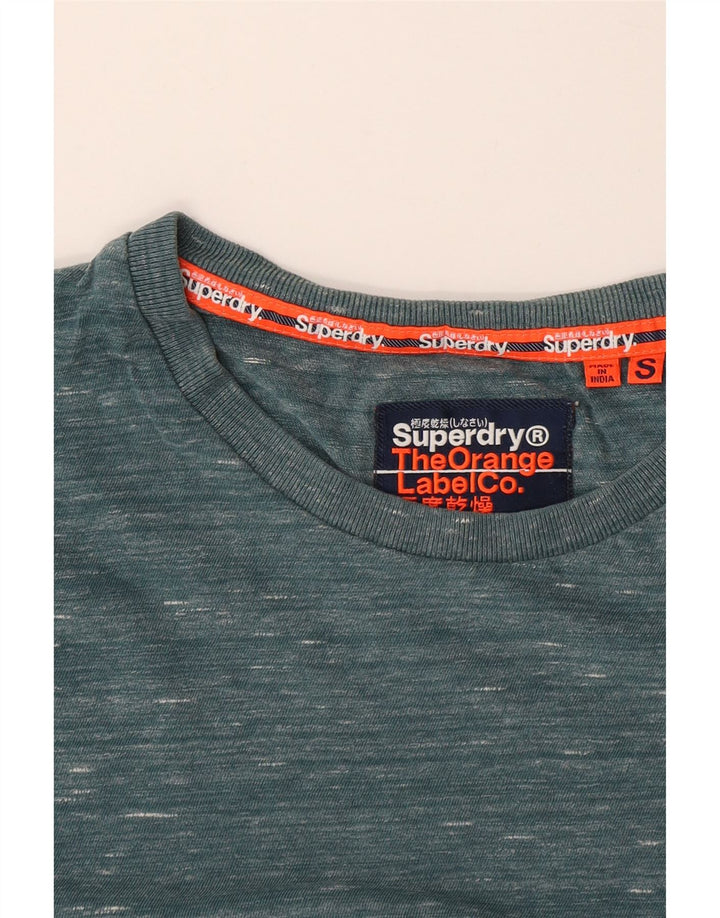 Ανδρικό T-Shirt Superdry Top Small Green Flecked